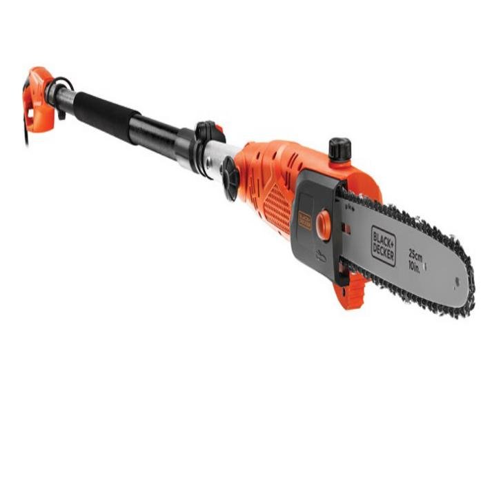 Sega Potatrice BLACK+DECKER 800W - 25cm, Asta Regolabile 2,7m, Testa Pivotante, Lubrificazione Automatica